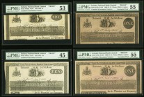 Ireland National Bank Limited Lot of Four Complete And Incomplete Proof Varieties. 5 Pounds 5.2.1884 Pick A56Bp PMG About Uncirculated 53; previously ...