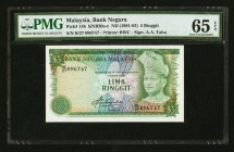 Malaysia Bank Negara 5 Ringgit ND (1981-83) Pick 14b PMG Gem Uncirculated 65 EPQ. 

HID09801242017