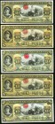 Mexico Banco Nacional de Mexico 10 Pesos 1912-13 M299e Five Examples Fine-Extremely Fine. 

HID09801242017