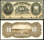Mexico Banco de Queretaro 10 Pesos ND (1903-14) Pick S390p M474p Face and Back Proofs Crisp Uncirculated. The Face Proof has 4 POCs.

HID09801242017