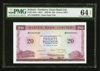 Northern Ireland Ulster Bank Limited 20 Pounds 1.2.1988 Pick 328c PMG Choice Uncirculated 64 EPQ. 

HID09801242017