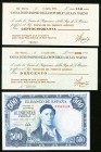 Spain Banco de Espana 500 Pesetas 22.7.1954 Pick 148 About Uncirculated; San Marino Cassa di Risparmio della Repubblica di San Marino 150; 200 Lire 5....