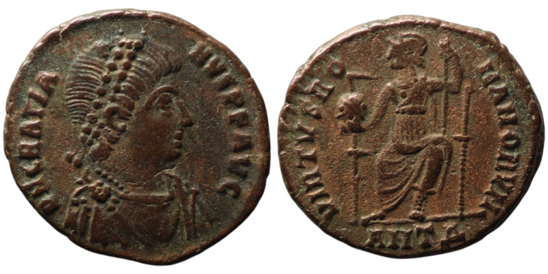 Gratian (AD 367-383). Antioch
AE Follis (19mm, 4,28g)