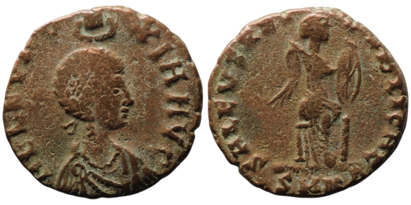 Aelia Eudoxia (AD 400-404). Kyzikos
AE Follis (16mm, 3,01g)