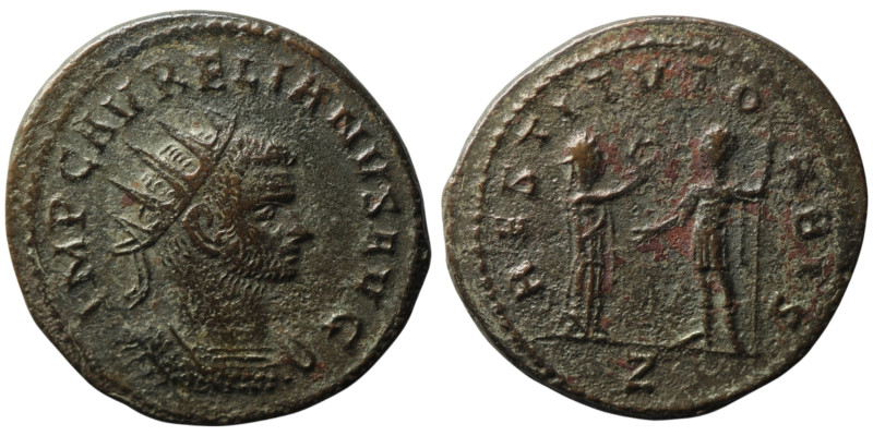 Aurelian (AD 270-275). Uncertain Balkan mint
Antoninianus (24mm, 4,01g)

Reslist...