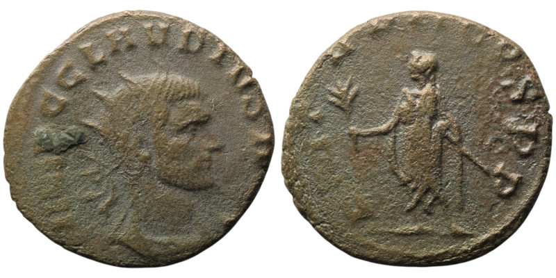 Claudius II Gothicus (AD 268-270). Rome
Antoninianus (20mm, 2,86g)

Reslisted-un...