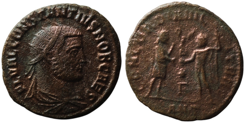 Constantius I, as Caesar (AD 293-305). Antioch
AE Antoninianus (19mm, 2,22g)

Re...