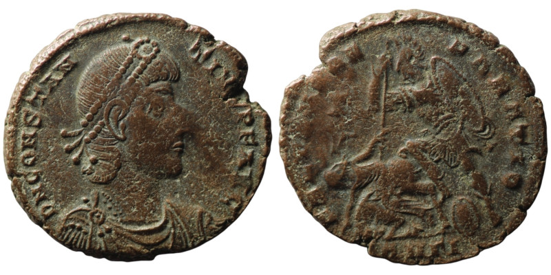 Constantius II (AD 337-361). Constantinople
AE Follis (24mm, 4,25g)