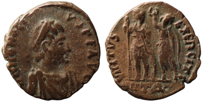 Honorius (AD 393-423). Antioch
AE Follis (16mm, 1,95g)