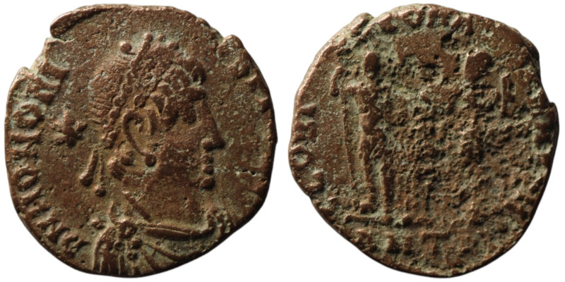 Honorius (AD 393-423). Antioch
AE Follis (15mm, 1,60g)