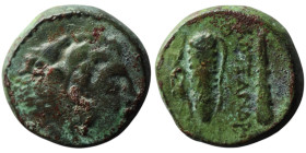 KINGS OF MACEDON. Alexander III 'the Great' (Circa 336-323 BC). Uncertain mint
AE Unit (17mm, 6,39g)