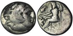 KINGS OF MACEDON. Alexander III 'the Great' (Circa 336-323 BC). Lampsakos mint
AR Drachm (16mm, 3,60g)