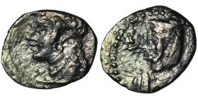 CILICIA. Uncertain mint. (4th Century BC)
AR Obol (11mm, 0,56g)