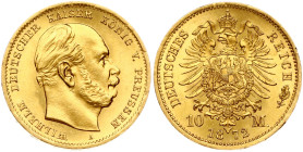 Germany Prussia 10 Mark 1872 A