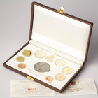 Italy Vatican City 1 Euro Cent - 1 Euro 2011 R Set Lot of 8 Coins & Medal