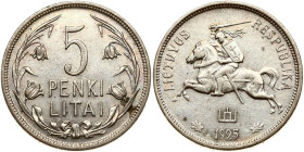 Lithuania 5 Litai 1925