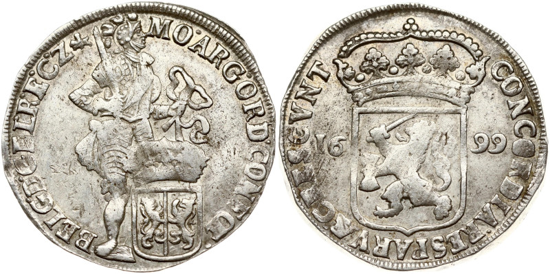 Netherlands Gelderland Silver Ducat 1699 Silver 27.98 g KM 63.3