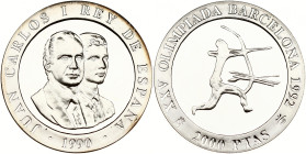 Spain 2000 Pesetas 1990 Archery