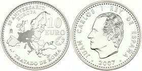 Spain 10 Euro 2007 M Anniversary
