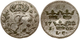 Sweden 1 Ore 1722 LC