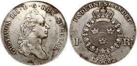 Sweden 1 Riksdaler 1782 OL