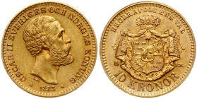 Sweden 10 Kronor 1883 EB