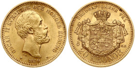 Sweden 20 Kronor 1899 EB