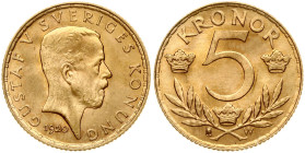 Sweden 5 Kronor 1920 W