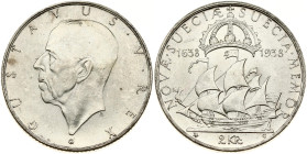 Sweden 2 Kronor 1938 G Settlement in Delaware