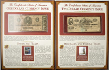 USA 50 Cents - 20 Dollars 1862-1864 Currency of the Confederate States of America Lot of 12 pcs
