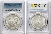 USA Morgan Dollar 1880 S PCGS MS 63