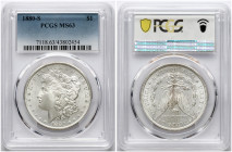 USA Morgan Dollar 1880 S PCGS MS 63