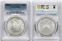 USA Morgan Dollar 1880 S PCGS MS 63