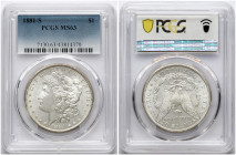 USA Morgan Dollar 1881 S PCGS MS 63