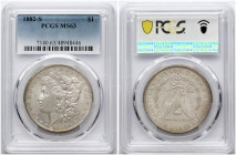 USA Morgan Dollar 1882 S PCGS MS 63