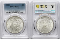 USA Morgan Dollar 1882 S PCGS MS 63