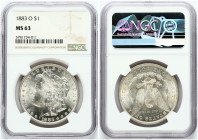 USA Morgan Dollar 1883 O NGC MS 63