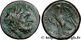 BRUTTIUM - BRETTIAN LEAGUE
Type : Drachme ou unité 
Date : 214-211 AC. 
Mint name / Town : Locres ou Crotone Bruttium 
Metal : copper 
Diameter : 23,0...