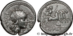 FABIA
Type : Denier 
Date : 124 AC. 
Mint name / Town : Rome ou Italie 
Metal : silver 
Millesimal fineness : 950  ‰
Diameter : 20  mm
Orientation die...