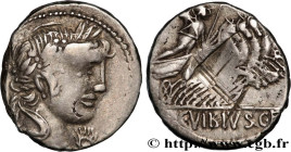 VIBIA
Type : Denier 
Date : 90 AC. 
Mint name / Town : Rome 
Metal : silver 
Millesimal fineness : 950  ‰
Diameter : 18,5  mm
Orientation dies : 1  h....