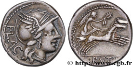 RUTILIA
Type : Denier 
Date : 77 AC. 
Mint name / Town : Rome 
Metal : silver 
Millesimal fineness : 950  ‰
Diameter : 18  mm
Orientation dies : 6  h....