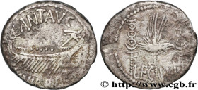MARCUS ANTONIUS
Type : Denier 
Date : 32-31 AC. 
Mint name / Town : Patras 
Metal : silver 
Millesimal fineness : 750  ‰
Diameter : 15,5  mm
Orientati...