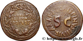 AUGUSTUS
Type : Dupondius 
Date : 18 av. JC 
Mint name / Town : Rome 
Metal : copper 
Diameter : 29  mm
Orientation dies : 9  h.
Weight : 11,75  g.
Ra...