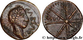 AUGUSTUS
Type : As 
Date : 19-18 AC. 
Mint name / Town : Espagne, Caesaraugusta 
Metal : bronze 
Millesimal fineness : 950  ‰
Diameter : 19,5  mm
Orie...