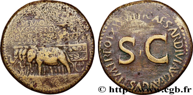 AUGUSTUS
Type : Sesterce 
Date : 35-36 
Mint name / Town : Rome 
Metal : orichal...