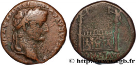TIBERIUS
Type : As à l'autel de Lyon 
Date : c. 12-14 AD. 
Mint name / Town : Lyon 
Metal : copper 
Diameter : 23,5  mm
Orientation dies : 1  h.
Weigh...