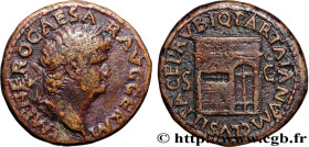 NERO
Type : As 
Date : 65 
Mint name / Town : Rome 
Metal : copper 
Diameter : 26,5  mm
Orientation dies : 6  h.
Weight : 11,24  g.
Obverse legend : N...