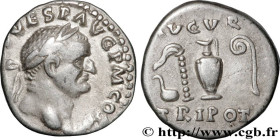 VESPASIAN
Type : Denier 
Date : 72 
Mint name / Town : Rome 
Metal : silver 
Millesimal fineness : 900  ‰
Diameter : 16,5  mm
Orientation dies : 6  h....
