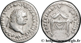 TITUS
Type : Denier 
Date : 1er janvier - 30 juin 
Mint name / Town : Rome 
Metal : silver 
Millesimal fineness : 900  ‰
Diameter : 18,5  mm
Orientati...