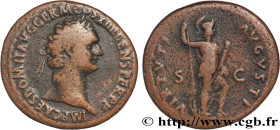 DOMITIANUS
Type : As 
Date : 88-89 
Mint name / Town : Rome 
Metal : copper 
Diameter : 29  mm
Orientation dies : 6  h.
Weight : 11,12  g.
Obverse leg...